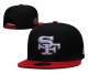 San Francisco 49ers Red and Black Cap