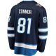 Men's Winnipeg Jets Kyle Connor Fanatics Navy Breakaway Replica Jersey