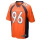 Men's Denver Broncos Eyioma Uwazurike Nike Orange Game Player Jersey