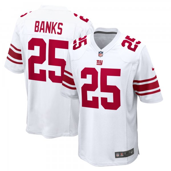 Men's New York Giants Deonte Banks Nike  White  Game Jersey