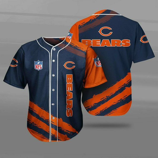 Chicago Bears NFL Stitched Fashion Baseball Legend Jersey