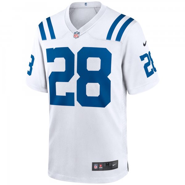 Men's Indianapolis Colts Jonathan Taylor Nike White Game Jersey