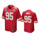 Men's Kansas City Chiefs #95 Chris Jones Red Super Bowl LVII Limited Jersey