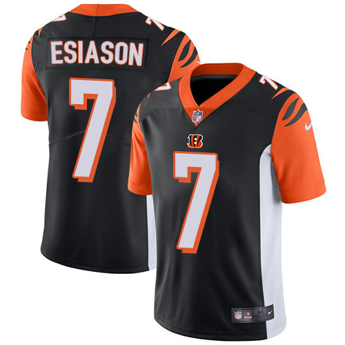 Nike Cincinnati Bengals #7 Boomer Esiason Black Team Color Men's Stitched NFL Vapor Untouchable Limited Jersey