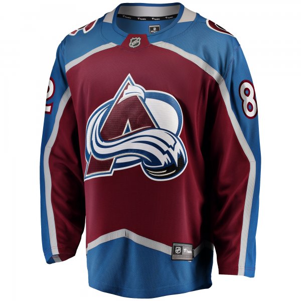 Men's Colorado Avalanche Caleb Jones Fanatics Maroon Home Premier Breakaway Player Jersey