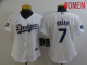 WoMen's Los Angeles Dodgers #7 Urias White Game 2021 Nike MLB Jerseys