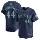 Men's Seattle Mariners Julio RodrÃÂ­guez Nike Navy Road Limited Player Jersey