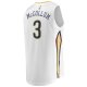 Men's New Orleans Pelicans C.J. McCollum Fanatics White Fast Break Replica Jersey - Association Edition