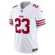 Men's San Francisco 49ers Christian McCaffrey Nike White Vapor F.U.S.E. Limited Jersey