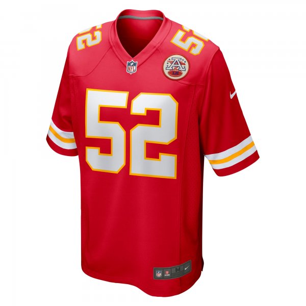 Men's Kansas City Chiefs Creed Humphrey Nike Red Game Jersey