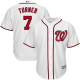 Men's Washington Nationals #7 Trea Turner Majestic White 2019 Spring Training Cool Base Player MLB Jersey