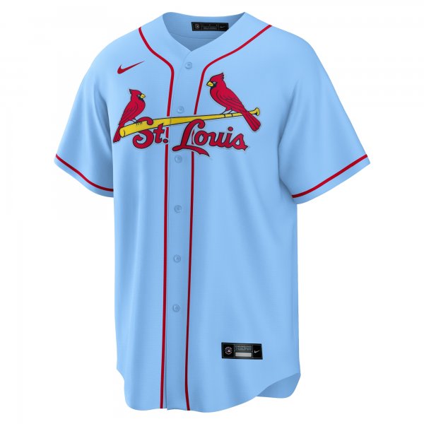 Men's St. Louis Cardinals Nolan Arenado Nike Light Blue Alternate Official Replica Player Jersey