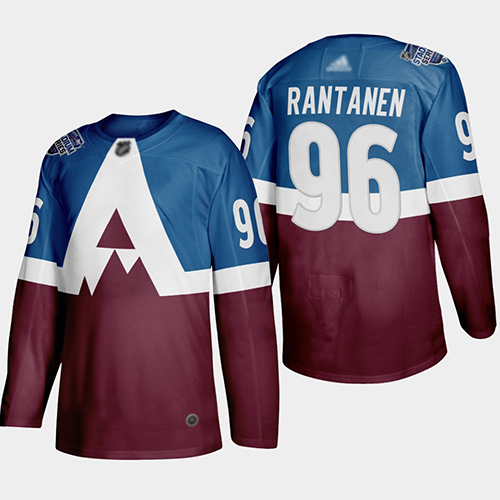 Colorado Avalanche #96 Mikko Rantanen Blue/Burgundy 2019 Stadium Series Stitched NHL Jersey