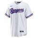 Men's Texas Rangers Nike White Home Blank Replica Jersey