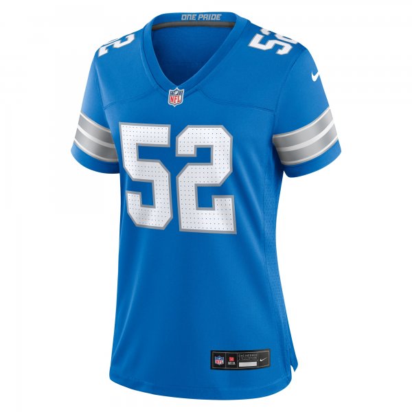 Women's Detroit Lions Netane Muti Nike  Blue Game Jersey