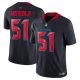 Men's Houston Texans #51 Will Anderson Jr.Nike Navy 2nd Alternate Vapor F.U.S.E. Limited Jersey