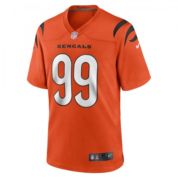 Men's Cincinnati Bengals Myles Murphy Nike Orange Team Game Jersey