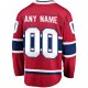 Men's Montreal Canadiens Fanatics Red Home Breakaway Custom Jersey