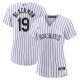 Women's Colorado Rockies Charlie Blackmon Nike White Home Replica Player Jersey