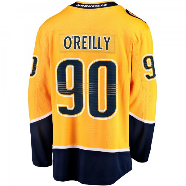 Men's Nashville Predators Ryan O'Reilly Fanatics Gold Home Premier Breakaway Player Jersey