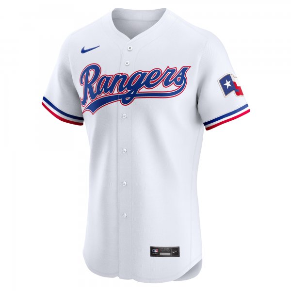 Men's Texas Rangers Nike White Home Elite Custom Jersey