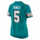 Women's Miami Dolphins Jalen Ramsey Nike Aqua Alternate Game Jersey