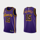 Los Angeles Lakers #15 Austin Reaves 2022-23 Statement Edition Purple NBA Jersey