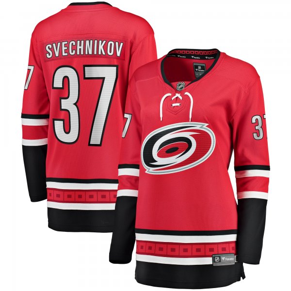 Women's Carolina Hurricanes Andrei Svechnikov Fanatics Red Alternate Breakaway Player Jersey