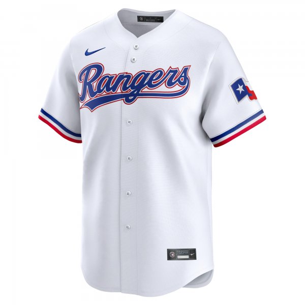 Youth Texas Rangers Nike White Home Limited Jersey