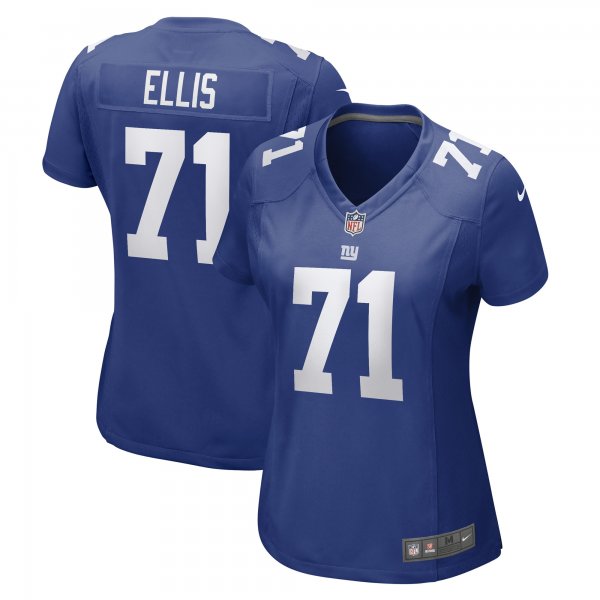 Women's New York Giants Justin Ellis Nike Royal Game Player Jersey