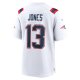 Men's New England Patriots Jack Jones Nike White Game Player Jersey