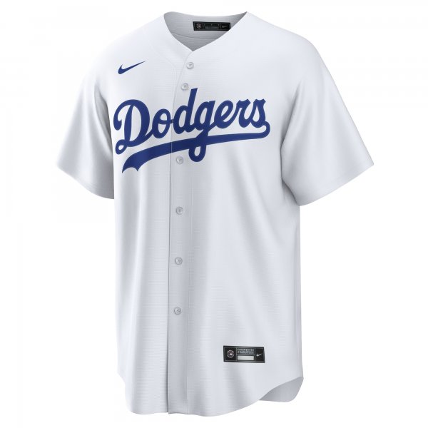 Men's Los Angeles Dodgers Clayton Kershaw Nike White Home Replica Player Name Jersey