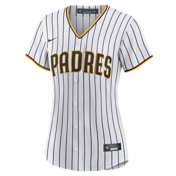 Women's San Diego Padres Manny Machado Nike White/Brown Home Replica Player Jersey