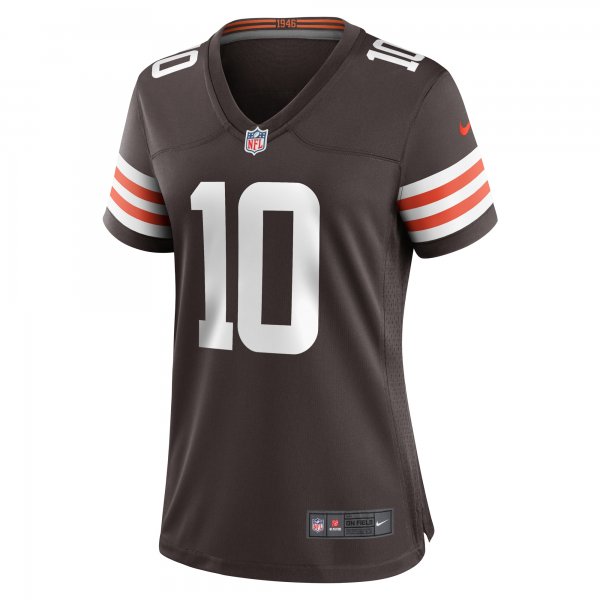 Women's Cleveland Browns Phillip Walker Nike  Brown Team Game Jersey