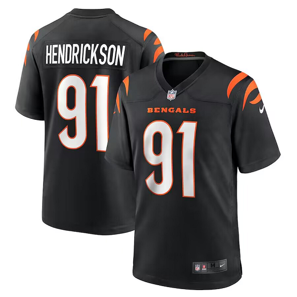 Men's Cincinnati Bengals #91 Trey Hendrickson Nike Black Limited NFL Jersey