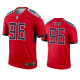 Men's Nike NFL Tennessee Titans Denico Autry #96 Red Inverted Limited Jersey