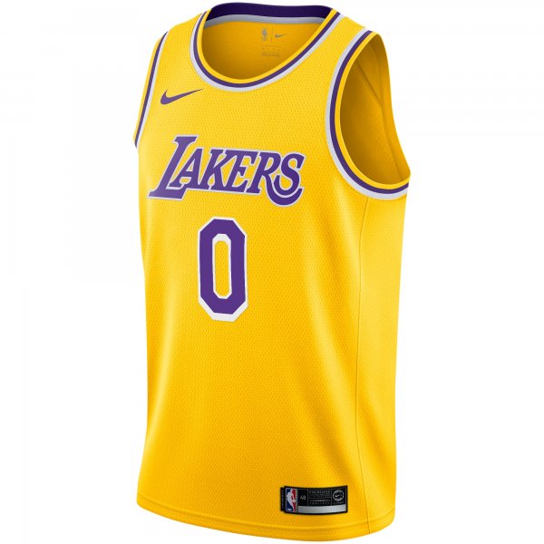 Men's Los Angeles Lakers Russell Westbrook Nike Gold 2020/21 Swingman Player Jersey - Icon Edition