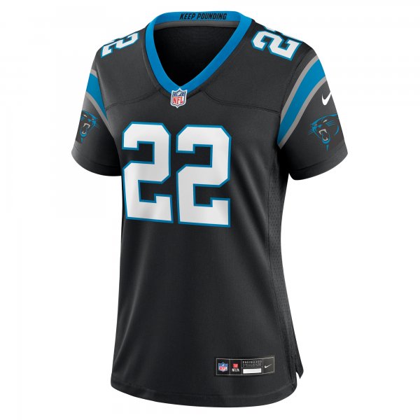 Women's Carolina Panthers D'Shawn Jamison Nike  Black Team Game Jersey