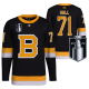 Men's Boston Bruins Taylor Hall Black 2022 Stanley Cup Playoffs Jersey