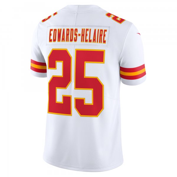 Men's Kansas City Chiefs Clyde Edwards-Helaire Nike White Vapor Limited Jersey