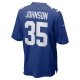 Men's New York Giants Leonard Johnson Nike Royal Game Player Jersey