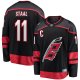 Men's Carolina Hurricanes Jordan Staal Fanatics Black Home Captain Patch Breakaway Player Jersey