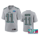 Youth Philadelphia Eagles A.J. Brown Gray Super Bowl LVII Atmosphere Jersey