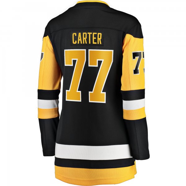 Women's Pittsburgh Penguins Jeff Carter Fanatics Black Home Breakaway Jersey