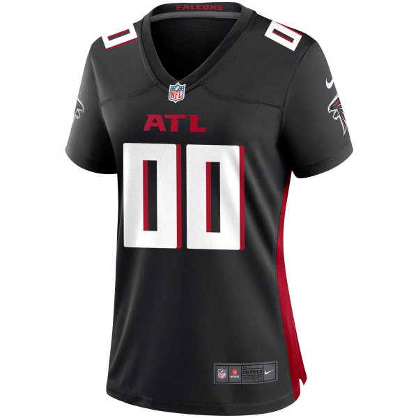 Women's Nike Atlanta Falcons Black Custom Game Jersey