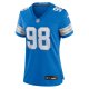 Women's Detroit Lions D.J. Reader Nike  Blue Team Game Jersey