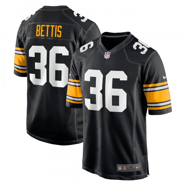 Men's Pittsburgh Steelers Jerome Bettis Nike Black Retired Player Jersey