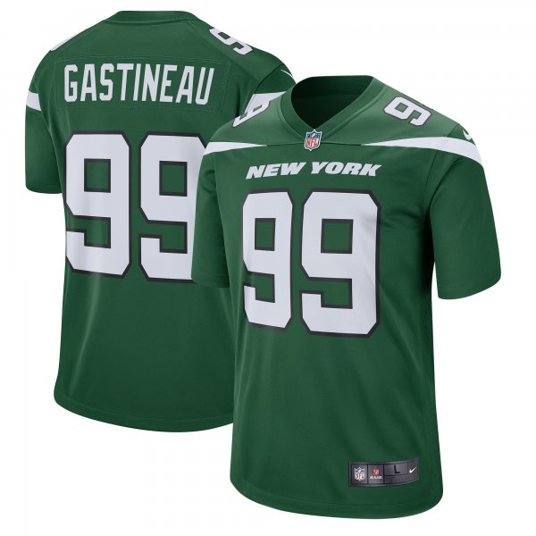 Men's New York Jets Mark Gastineau Nike Gotham Green Retired Player Game Jersey