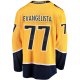 Men's Nashville Predators Luke Evangelista Fanatics Gold  Premier Breakaway Player Jersey