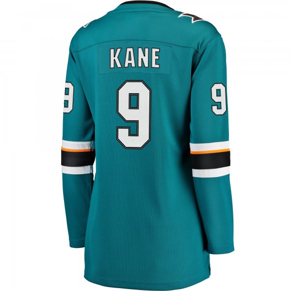 Women's San Jose Sharks Evander Kane Fanatics Teal Premier Breakaway Player Jersey